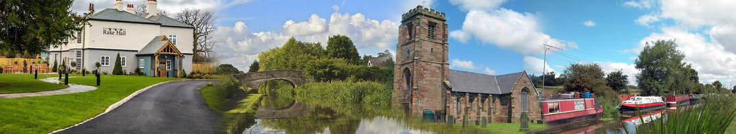 Scenic countryside collage of the Little Stanney and District parishes
